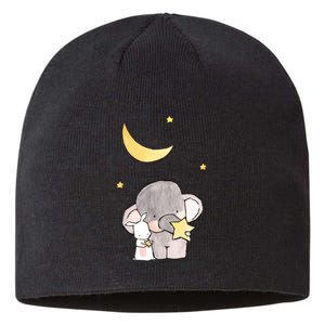 Cute Elephant Stars Sustainable Beanie