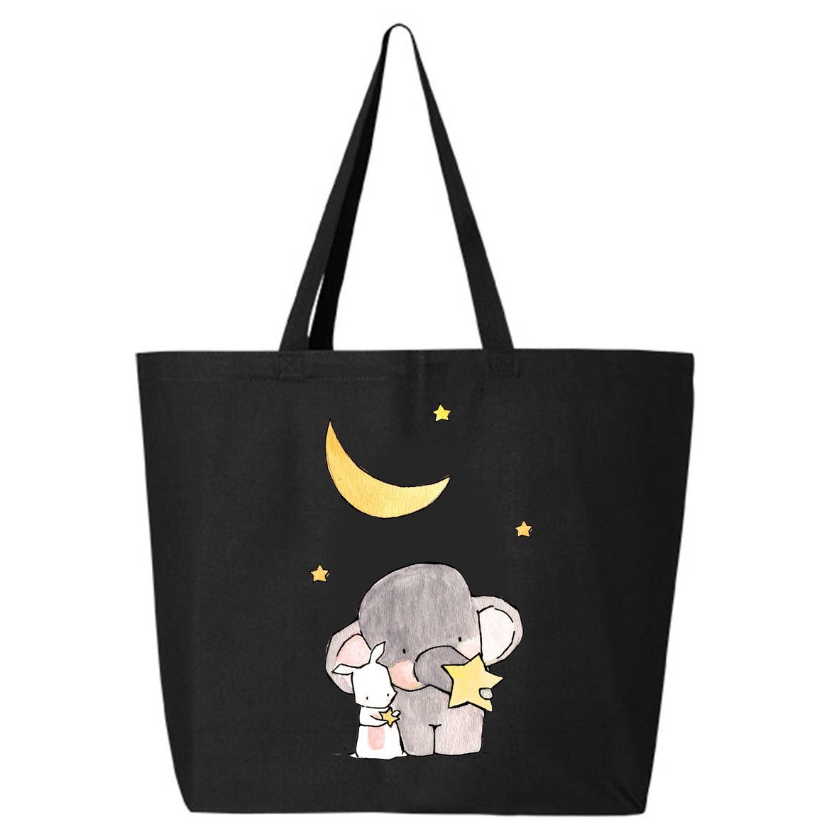 Cute Elephant Stars 25L Jumbo Tote