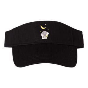 Cute Elephant Stars Valucap Bio-Washed Visor