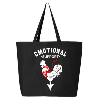 Chicken Emotional Support Cock 25L Jumbo Tote