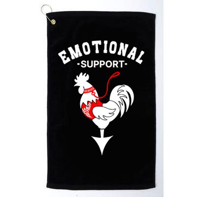 Chicken Emotional Support Cock Golf Towel