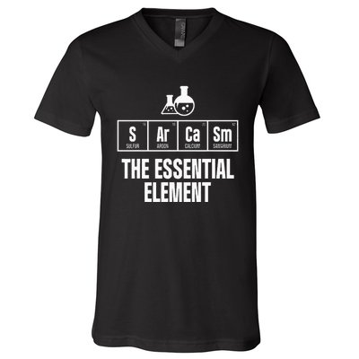 Chemical Engineer Sarcasm Element Engineering Gifts V-Neck T-Shirt