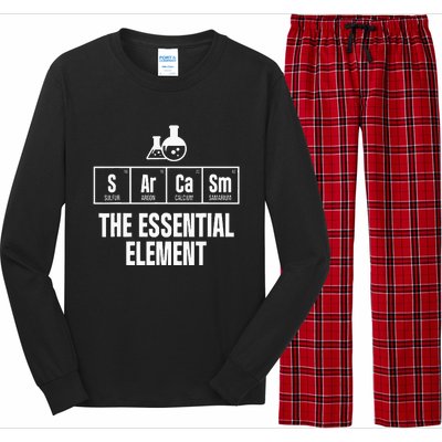 Chemical Engineer Sarcasm Element Engineering Gifts Long Sleeve Pajama Set