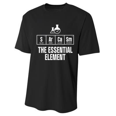 Chemical Engineer Sarcasm Element Engineering Gifts Performance Sprint T-Shirt