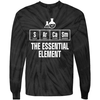 Chemical Engineer Sarcasm Element Engineering Gifts Tie-Dye Long Sleeve Shirt