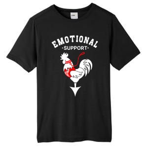 Chicken Emotional Support Cock Tall Fusion ChromaSoft Performance T-Shirt