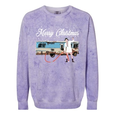 Cousin Eddie, Shitter Was Full Premium Colorblast Crewneck Sweatshirt