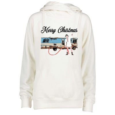 Cousin Eddie, Shitter Was Full Premium Womens Funnel Neck Pullover Hood