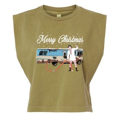 Cousin Eddie, Shitter Was Full Premium Garment-Dyed Women's Muscle Tee