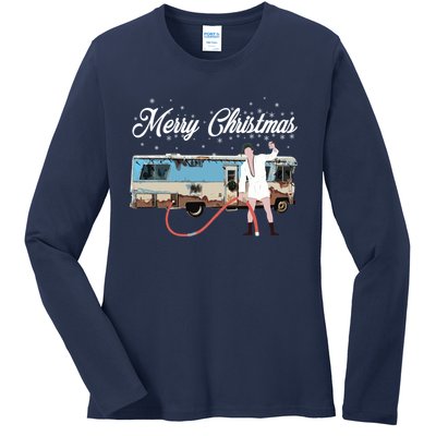 Cousin Eddie, Shitter Was Full Premium Ladies Long Sleeve Shirt