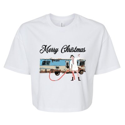 Cousin Eddie, Shitter Was Full Premium Bella+Canvas Jersey Crop Tee