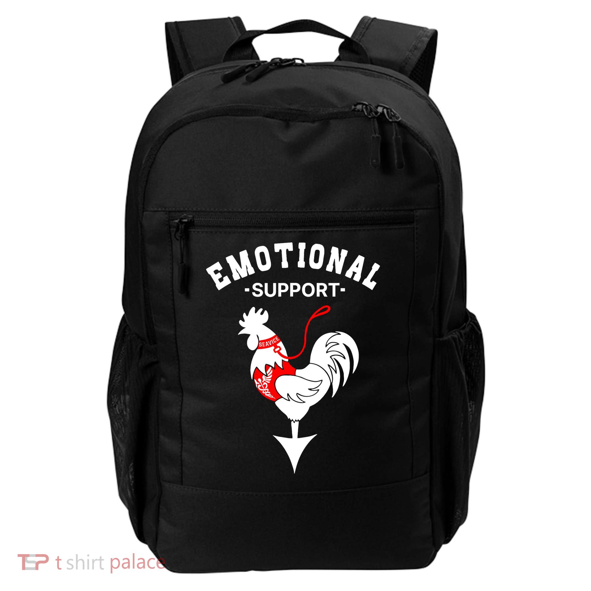 Chicken Emotional Support Cock Daily Commute Backpack