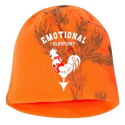 Chicken Emotional Support Cock Kati - Camo Knit Beanie