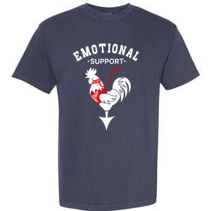 Chicken Emotional Support Cock Garment-Dyed Heavyweight T-Shirt