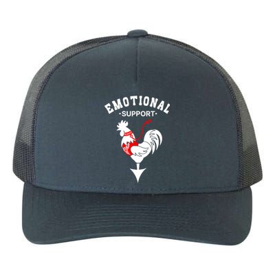 Chicken Emotional Support Cock Yupoong Adult 5-Panel Trucker Hat