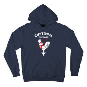 Chicken Emotional Support Cock Hoodie