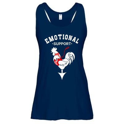 Chicken Emotional Support Cock Ladies Essential Flowy Tank