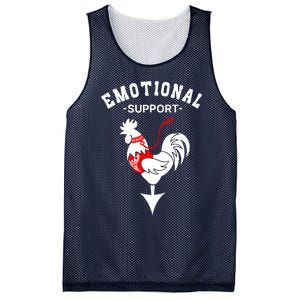 Chicken Emotional Support Cock Mesh Reversible Basketball Jersey Tank