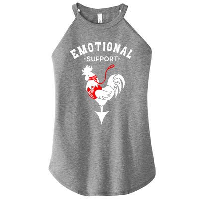 Chicken Emotional Support Cock Women's Perfect Tri Rocker Tank