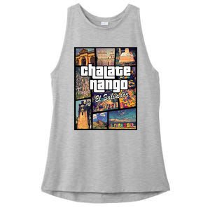 Chalatenango El Salvador Proud Chalatecos Ladies PosiCharge Tri-Blend Wicking Tank