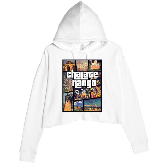 Chalatenango El Salvador Proud Chalatecos Crop Fleece Hoodie