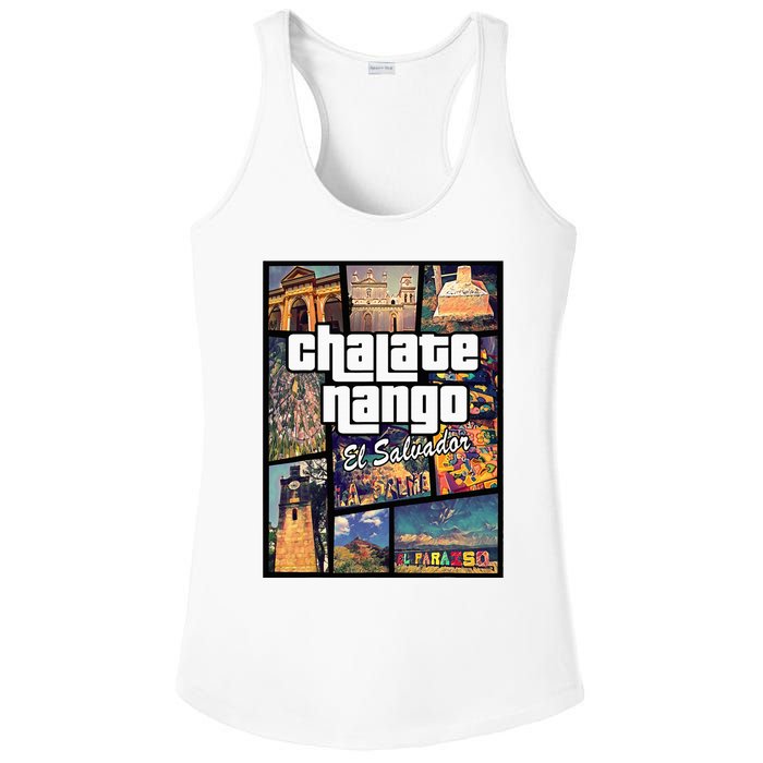 Chalatenango El Salvador Proud Chalatecos Ladies PosiCharge Competitor Racerback Tank