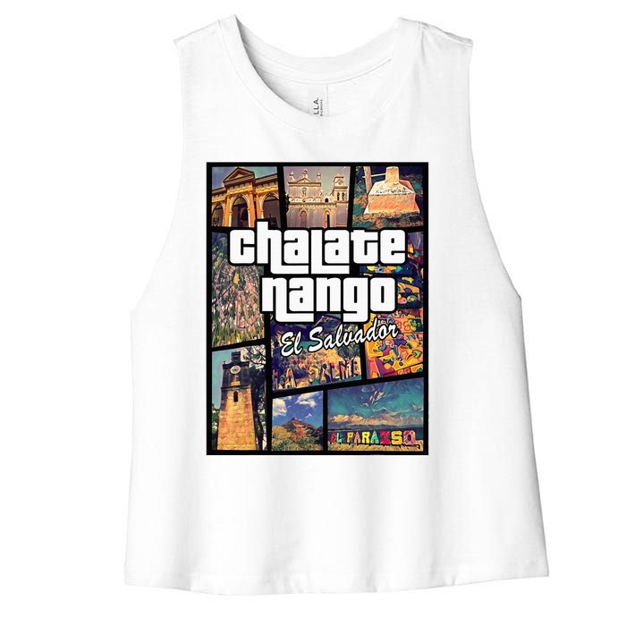 Chalatenango El Salvador Proud Chalatecos Women's Racerback Cropped Tank