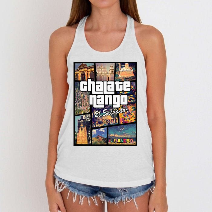 Chalatenango El Salvador Proud Chalatecos Women's Knotted Racerback Tank