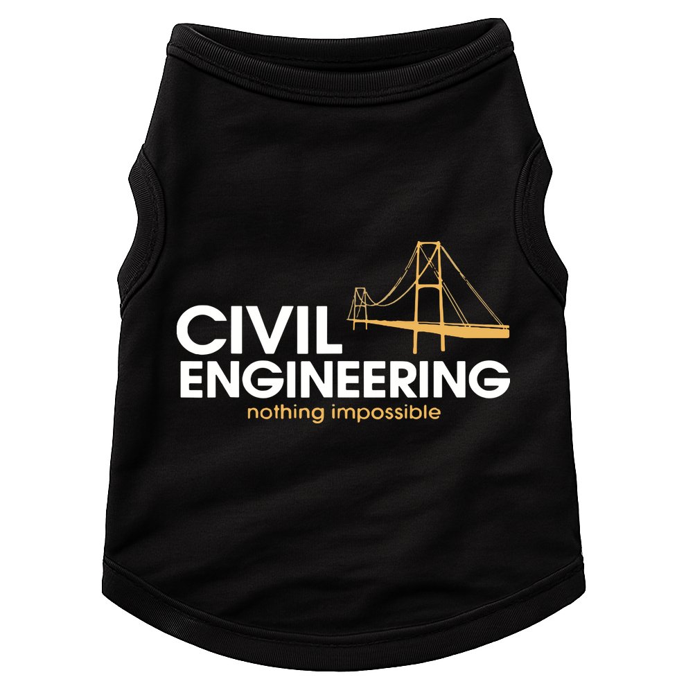 Civil Engineer Shirts Truss Structural Engineering Idea Doggie Tank