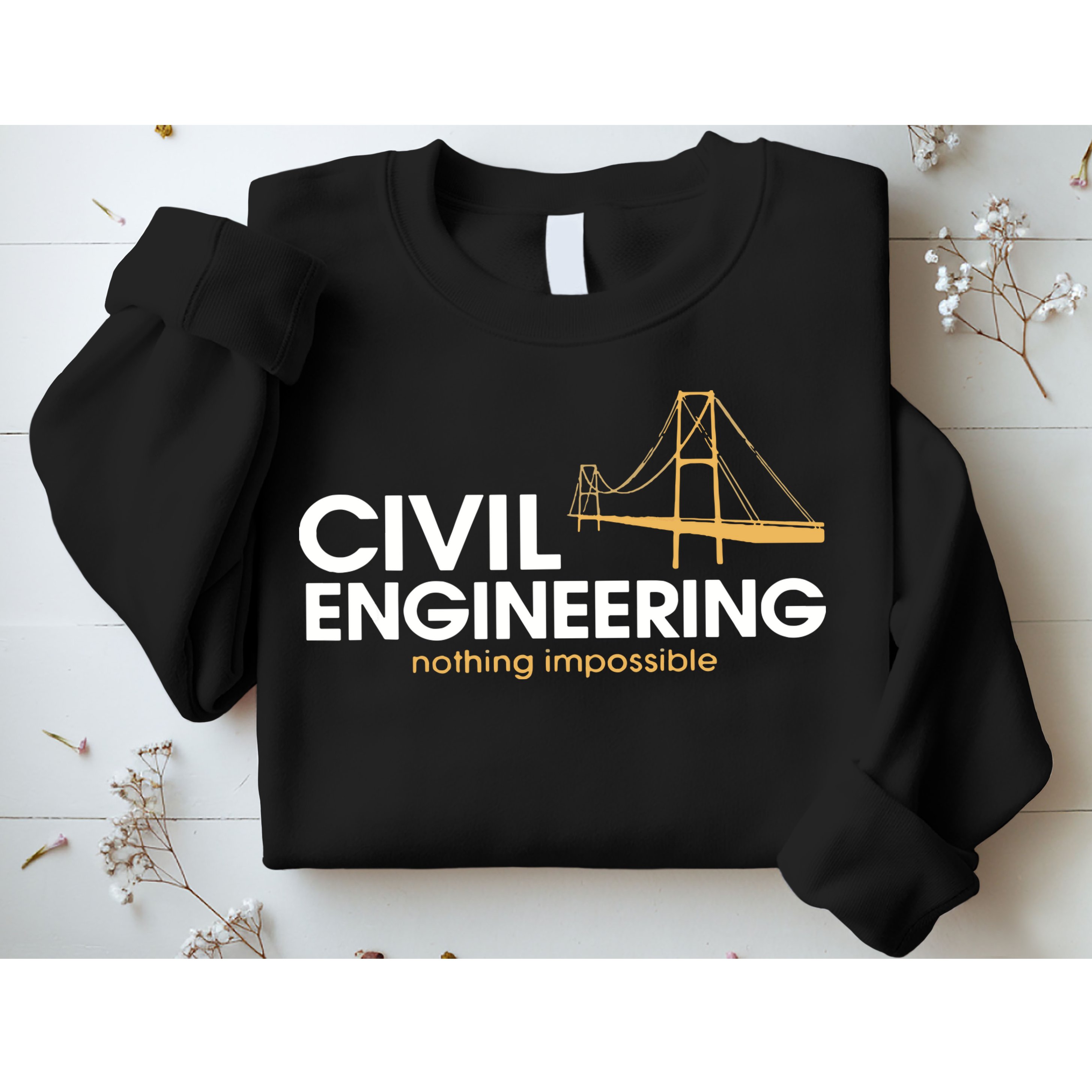 Civil Engineer Shirts Truss Structural Engineering Idea Sweatshirt