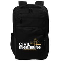 Civil Engineer Shirts Truss Structural Engineering Idea Impact Tech Backpack
