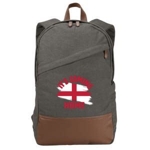 Cool England Soccer Team It’S Coming Home Cotton Canvas Backpack