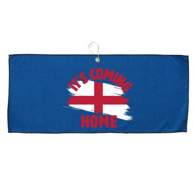 Cool England Soccer Team It’S Coming Home Large Microfiber Waffle Golf Towel