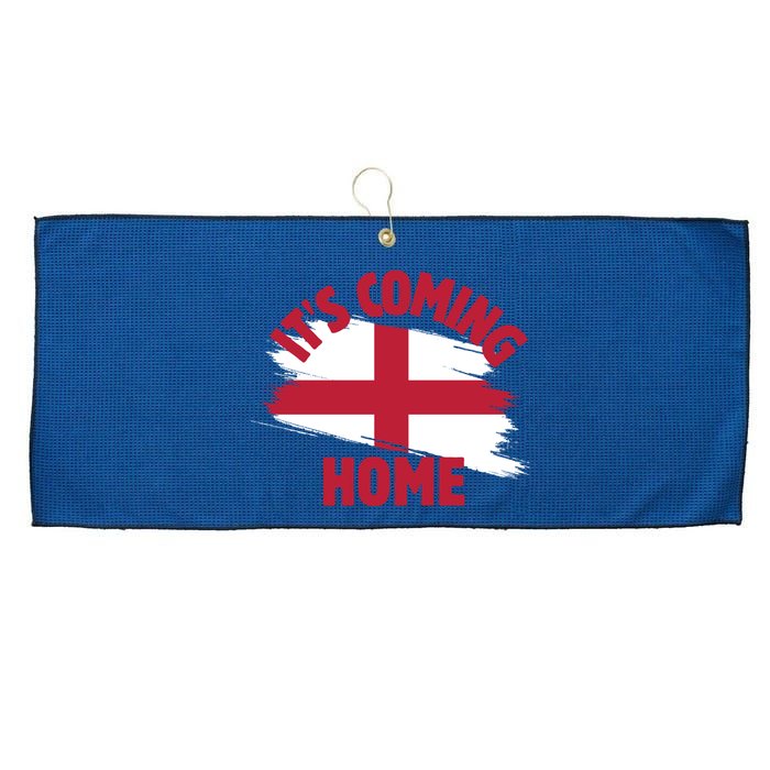 Cool England Soccer Team It’S Coming Home Large Microfiber Waffle Golf Towel