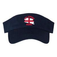 Cool England Soccer Team It’S Coming Home Valucap Bio-Washed Visor