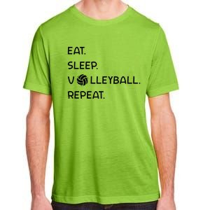 Cute Eat Sleep Volleyball Repeat Volleyball Game Design Gift Adult ChromaSoft Performance T-Shirt