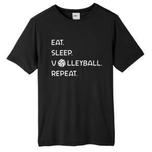 Cute Eat Sleep Volleyball Repeat Volleyball Game Design Gift Tall Fusion ChromaSoft Performance T-Shirt