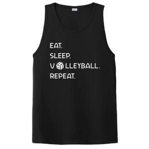 Cute Eat Sleep Volleyball Repeat Volleyball Game Design Gift PosiCharge Competitor Tank