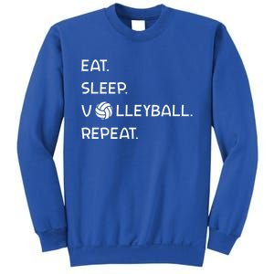 Cute Eat Sleep Volleyball Repeat Volleyball Game Design Gift Sweatshirt