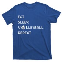 Cute Eat Sleep Volleyball Repeat Volleyball Game Design Gift T-Shirt