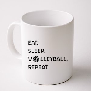 Cute Eat Sleep Volleyball Repeat Volleyball Game Design Gift Coffee Mug