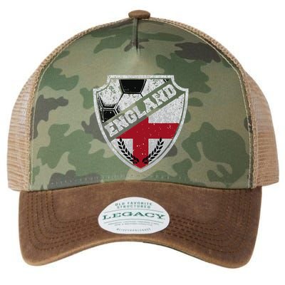 Cool England Soccer Shield Legacy Tie Dye Trucker Hat