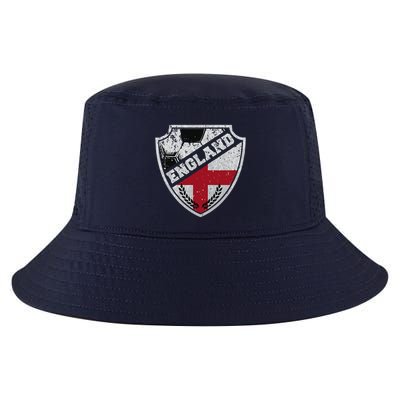 Cool England Soccer Shield Cool Comfort Performance Bucket Hat