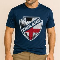Cool England Soccer Shield Cooling Performance Crew T-Shirt