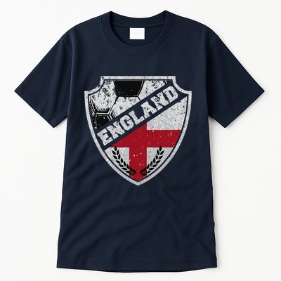 Cool England Soccer Shield Tall T-Shirt
