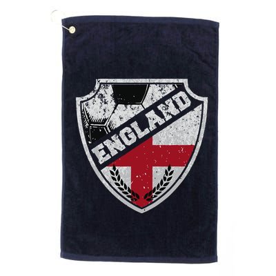 Cool England Soccer Shield Golf Towel