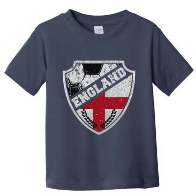 Cool England Soccer Shield Toddler T-Shirt