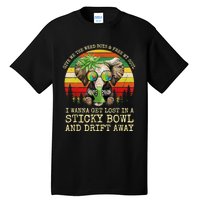 Cool Elephant Smoking Weed Bong Marijuana Cannabis Stoner Tall T-Shirt