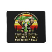 Cool Elephant Smoking Weed Bong Marijuana Cannabis Stoner Mousepad