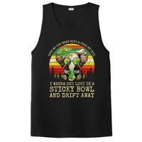 Cool Elephant Smoking Weed Bong Marijuana Cannabis Stoner PosiCharge Competitor Tank